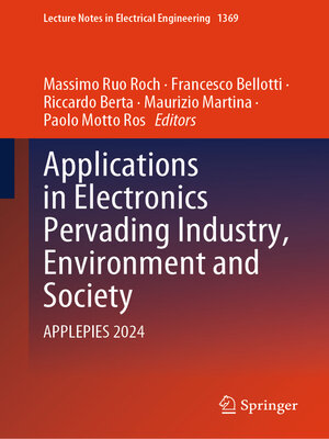 cover image of Applications in Electronics Pervading Industry, Environment and Society